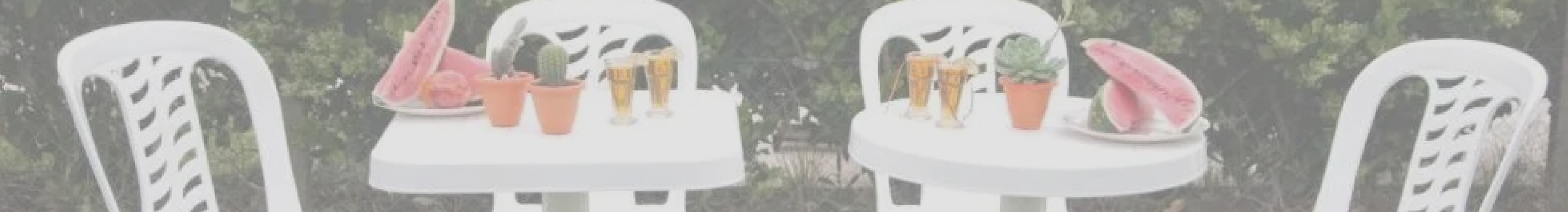 SILLAS Y MESAS PVC