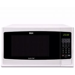 Microondas Bgh B228db 28 Litros Grill Blanco Digital