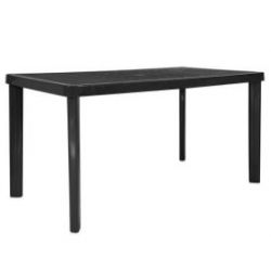 Mesa 1,20x0,70 Bali Negra F421001 Garden Life