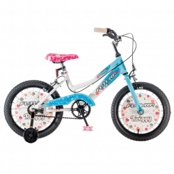 Bicicleta Rodado 16 4047 Nena  CaÑo Grueso Bicolor Futura