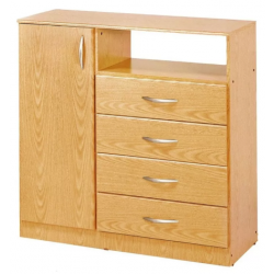Chifonier Samba 4c 1p 921 Roble Antiguo Platinum