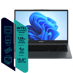 Notebook Kelyx 15,6 Intel Celeron N4020 4gb Ssd 128gb Win 11