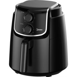 Freidora Air Fryer Midea Af-m140bar1 4 Litros Mecanica Negra